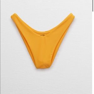 Aerie Yellow Cheeky HighCut Bikini Bottoms (New)